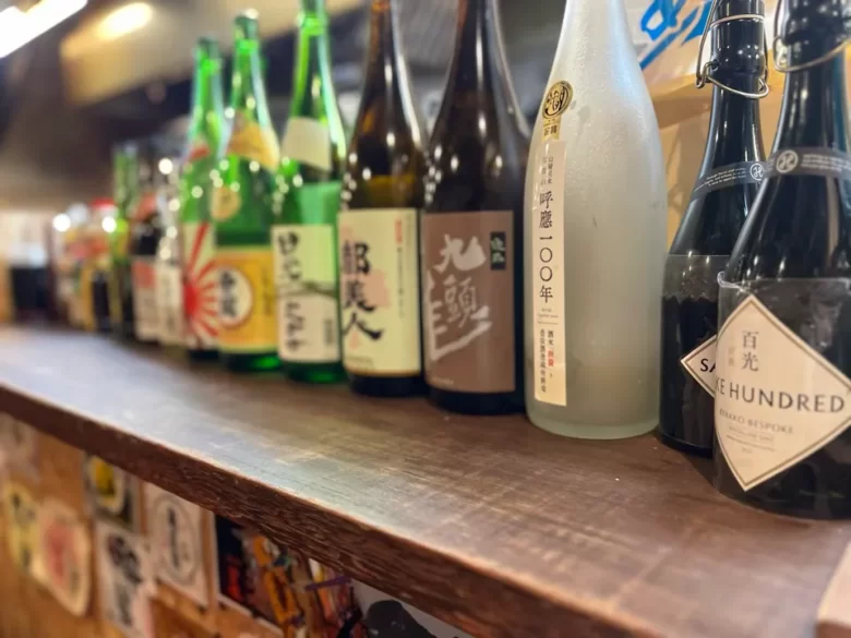 日本酒の種類が豊富