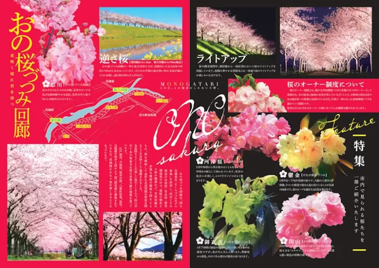 おの桜づつみ回廊パンフレット(3)