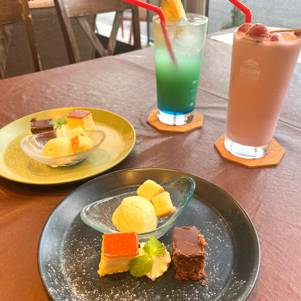 FROG CAFEのスイーツとドリンク