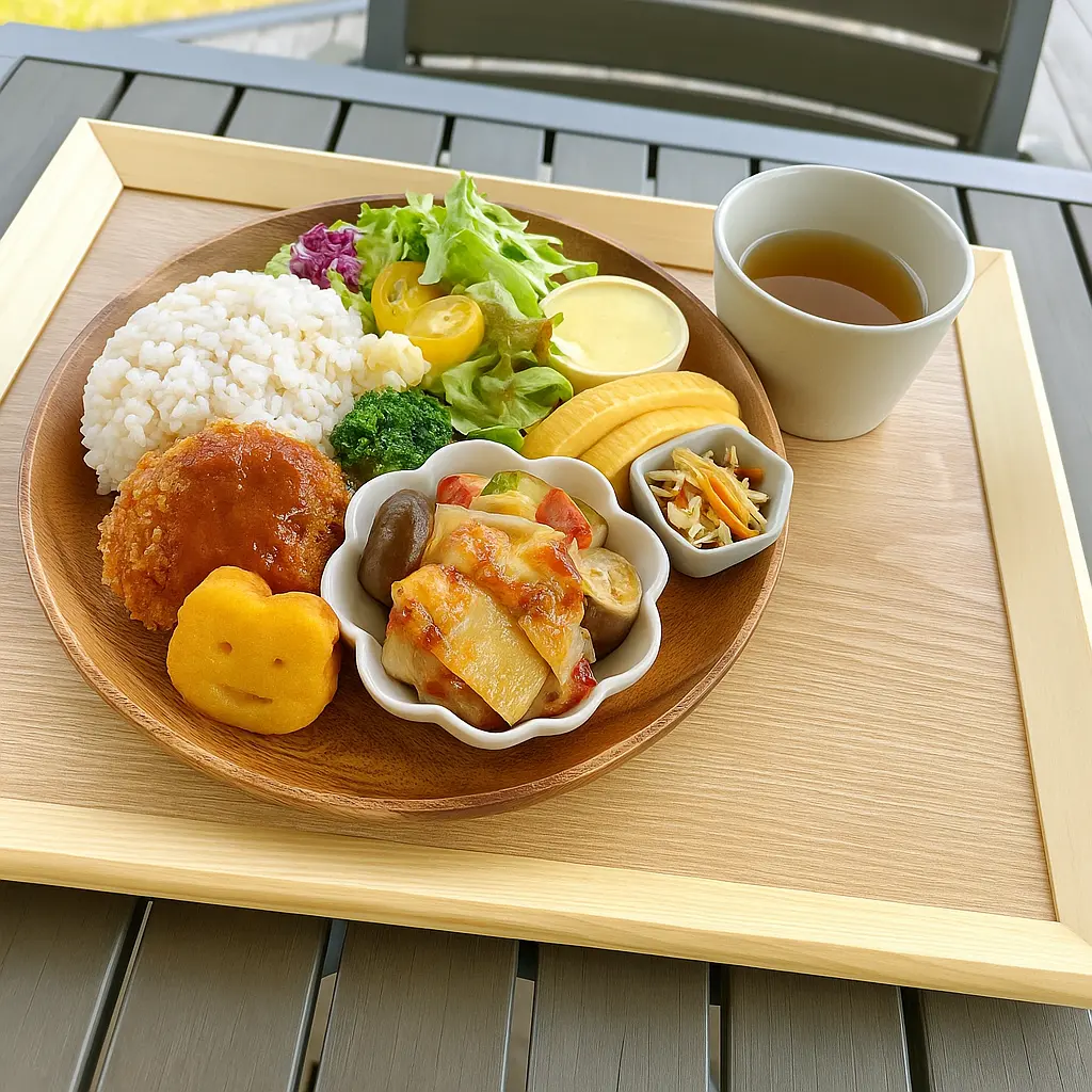 さんさん食堂のランチ